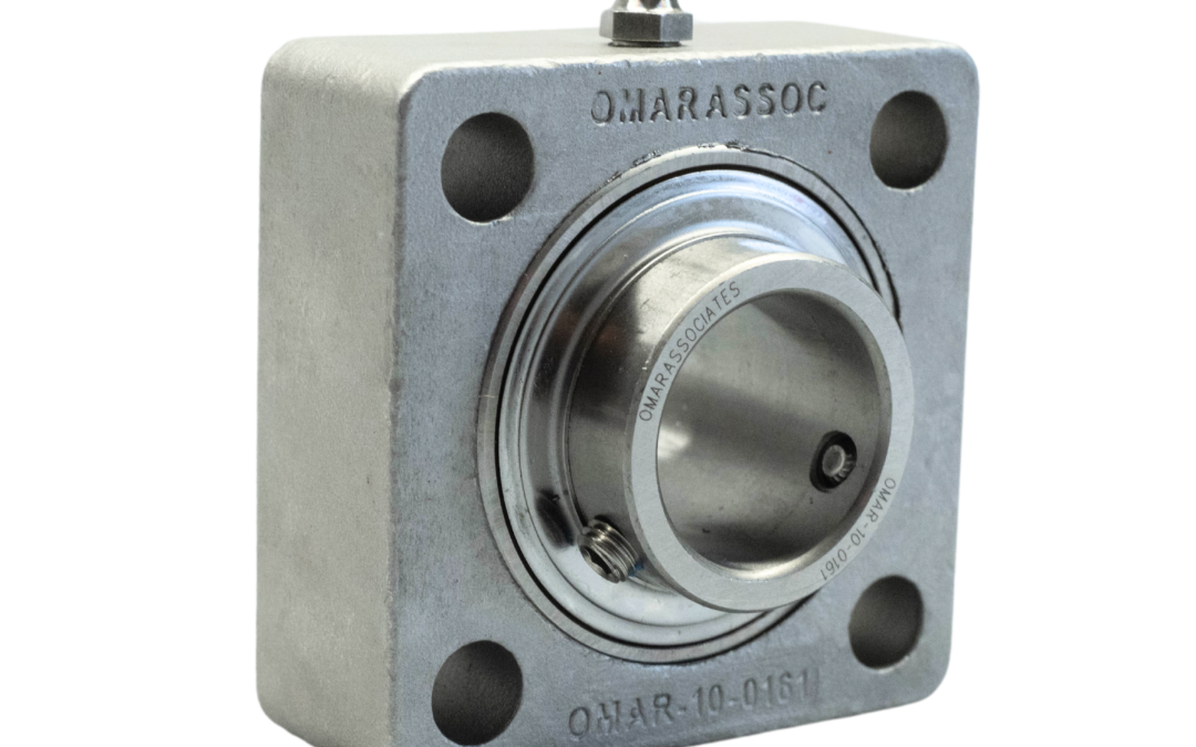 1 Inch Breader Bearing, 4 Bolt Flange