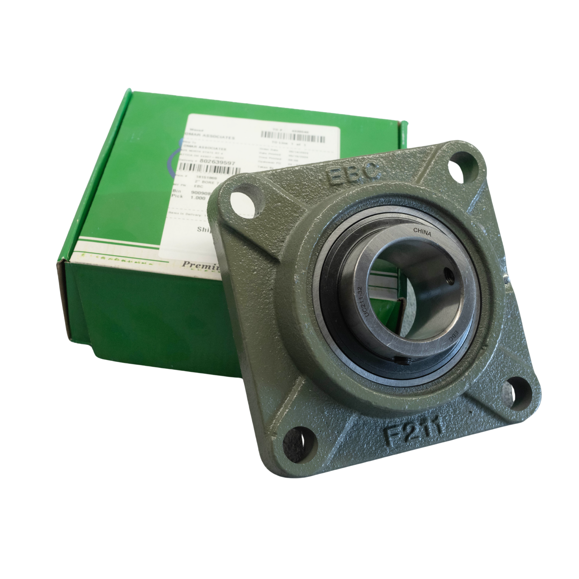 Bearing, Bolt Flange, 2″ Shaft