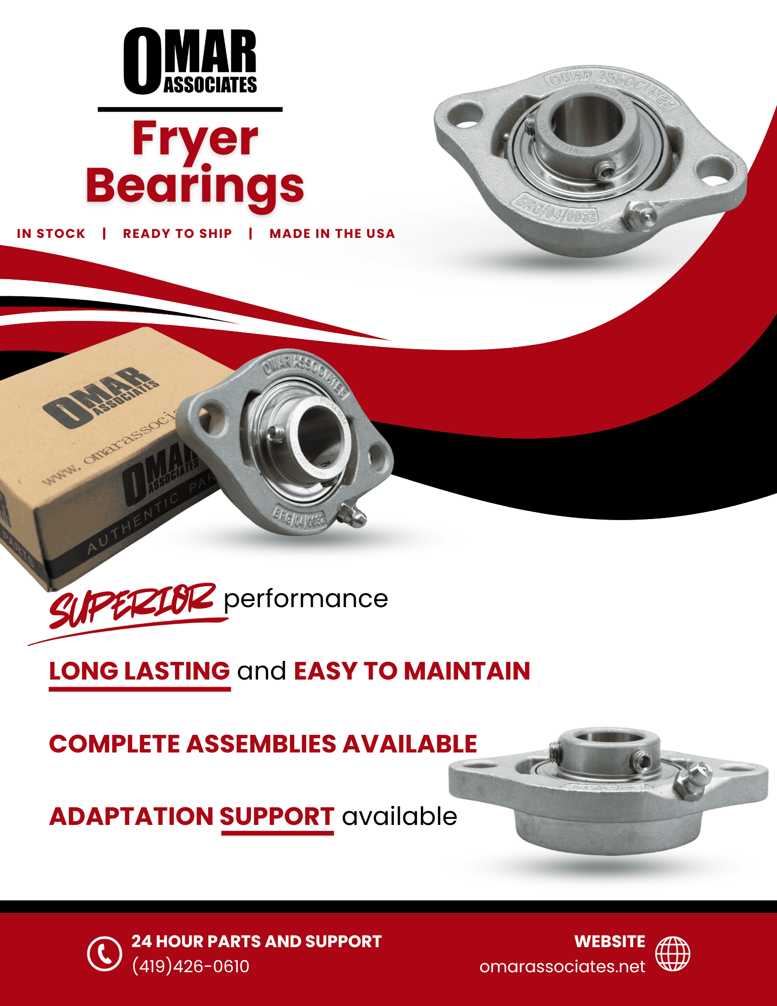 Omar Fryer Bearings