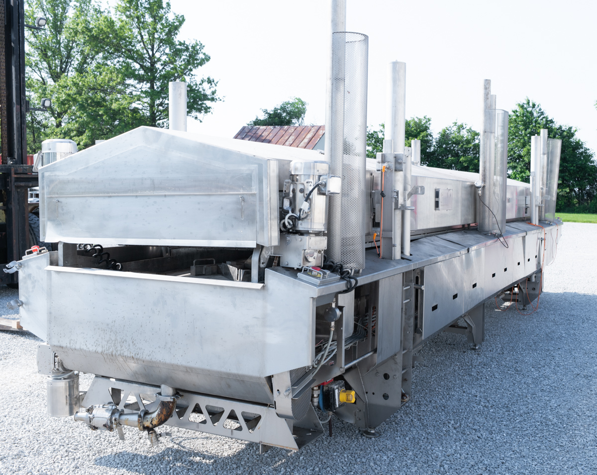 Used JBT/Stein Thermal Fluid Fryer with Sediment Conveyor