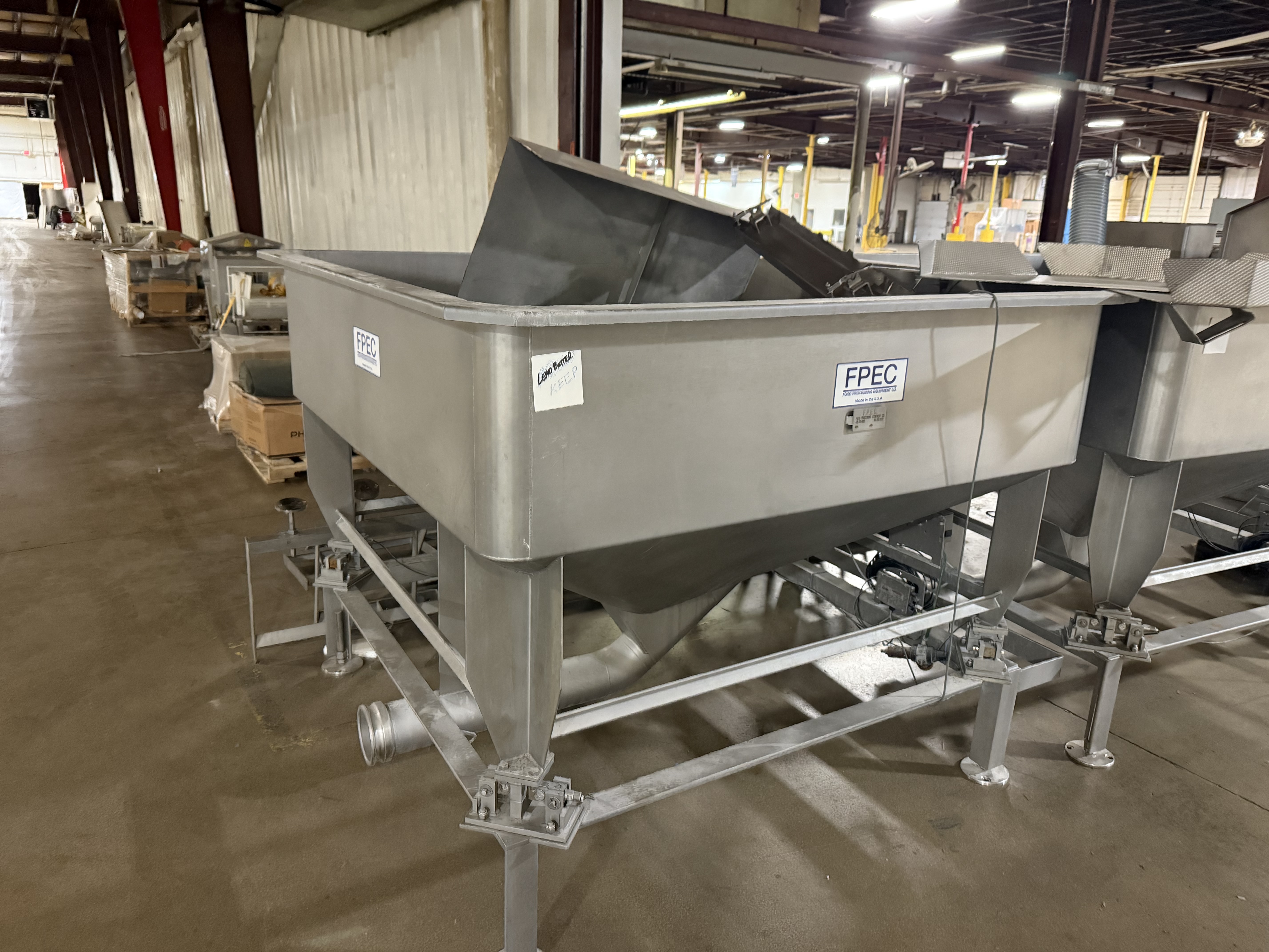 Used FPEC meat hopper