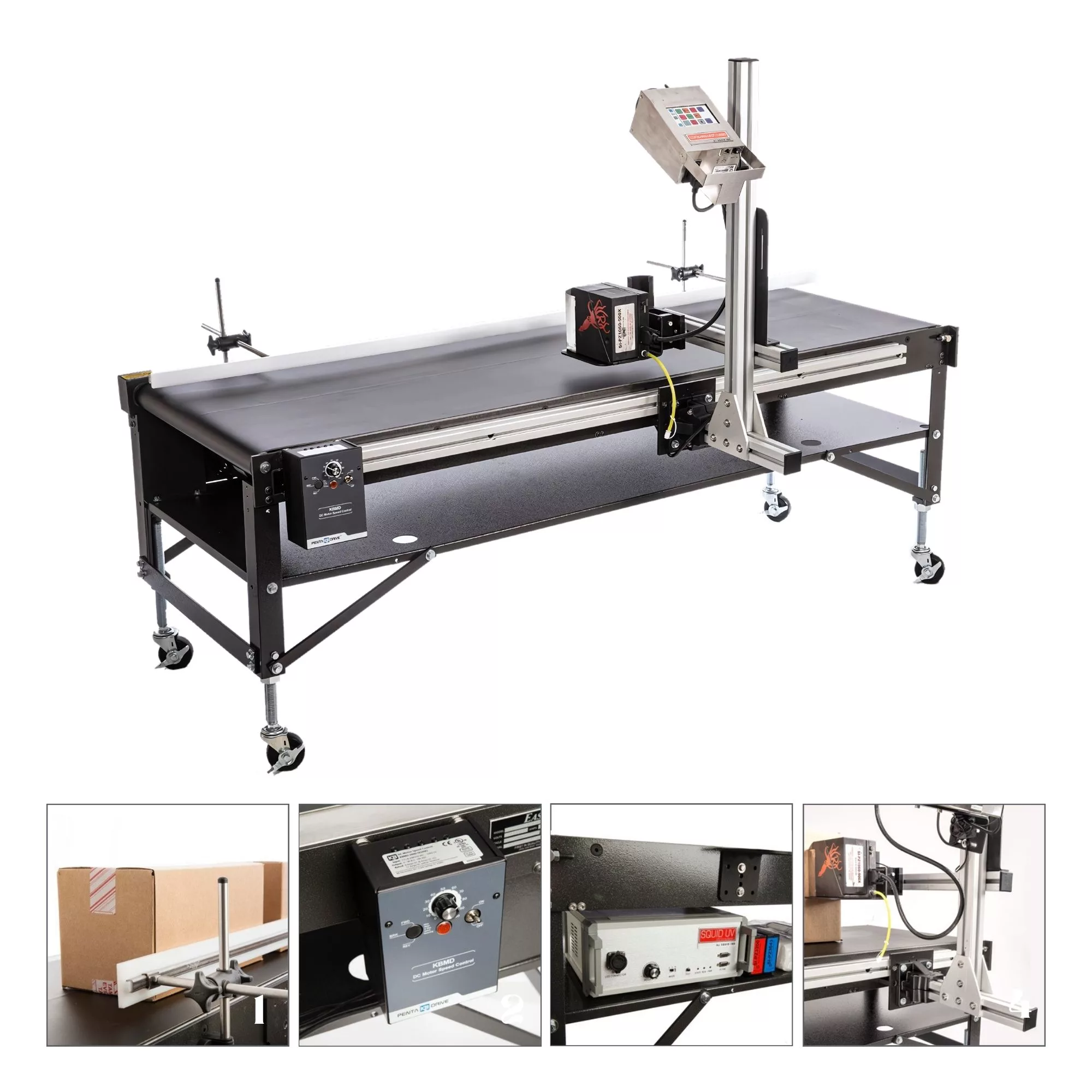 Eastey Barcode and Label Printer with Conveyor