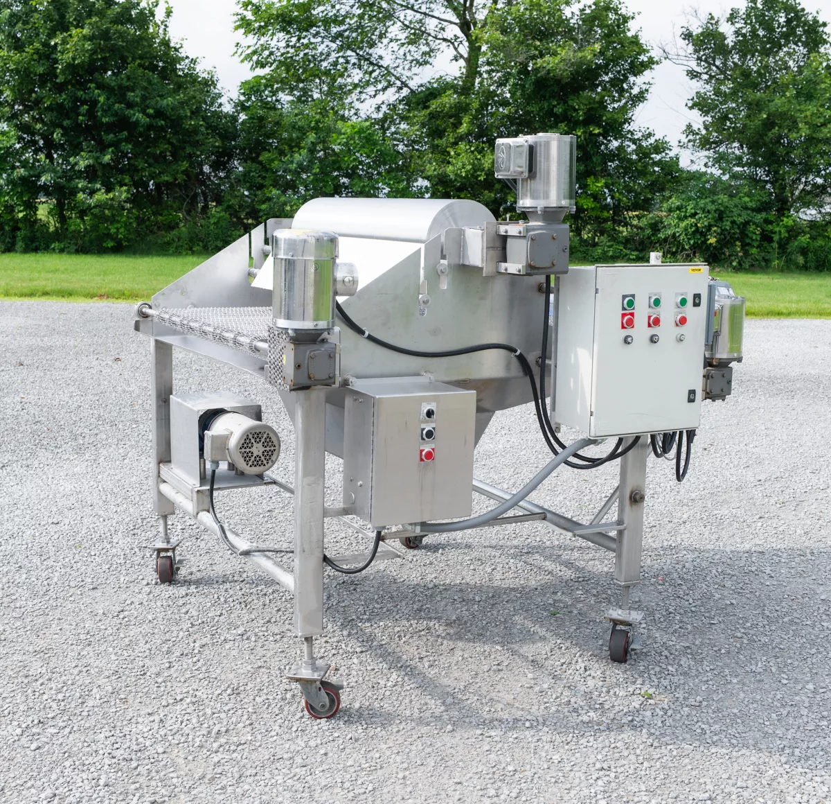 Used Glaze applicator, drum feed